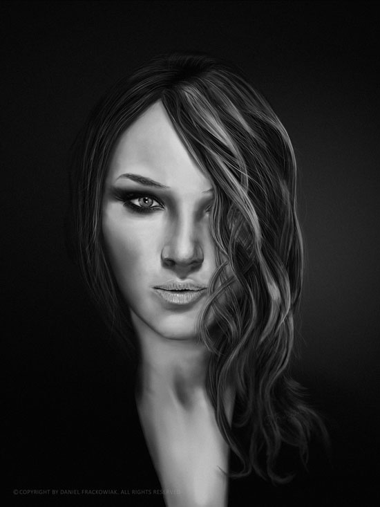 Woman portrait @rights reserved D.F.