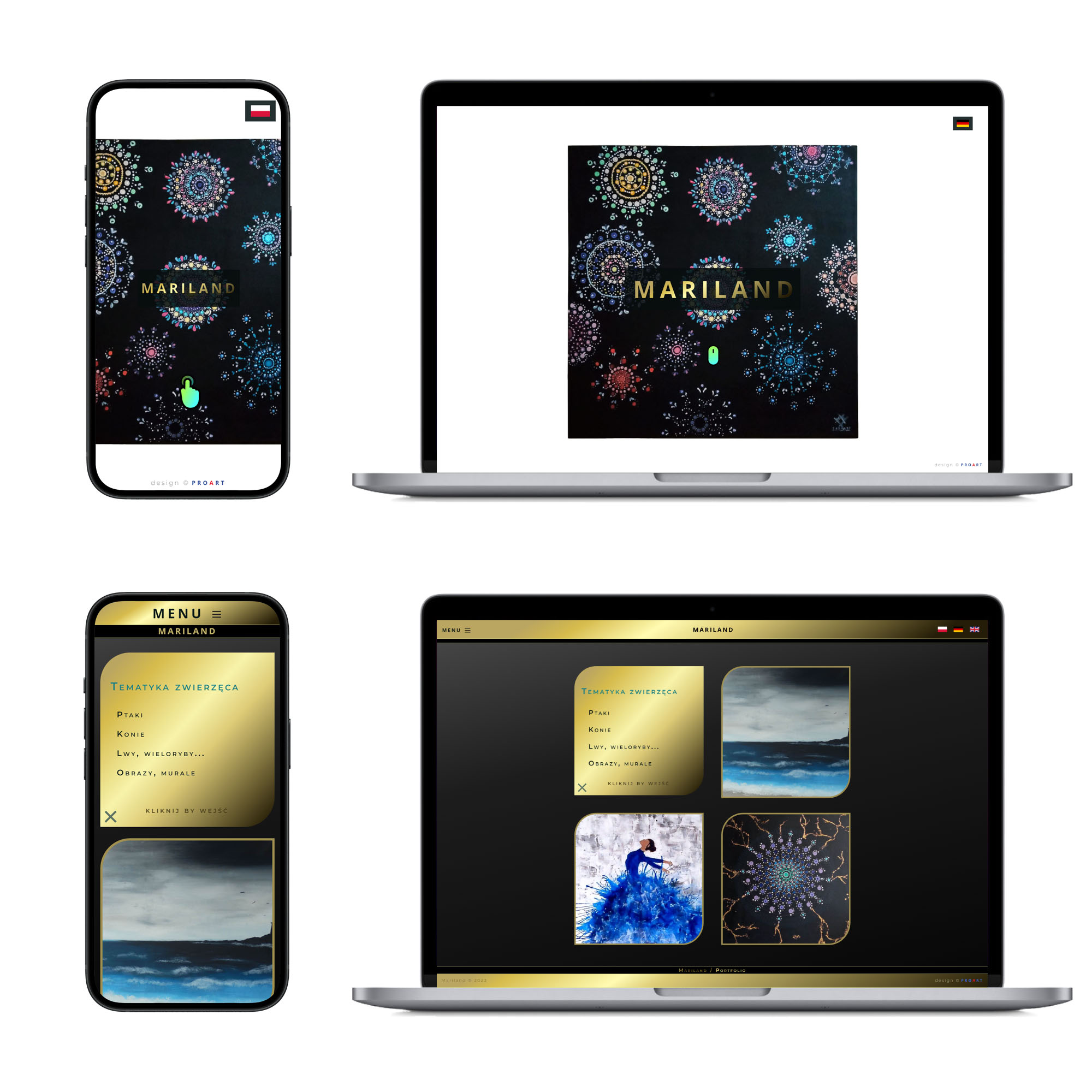 order of an individual website | proart.pro