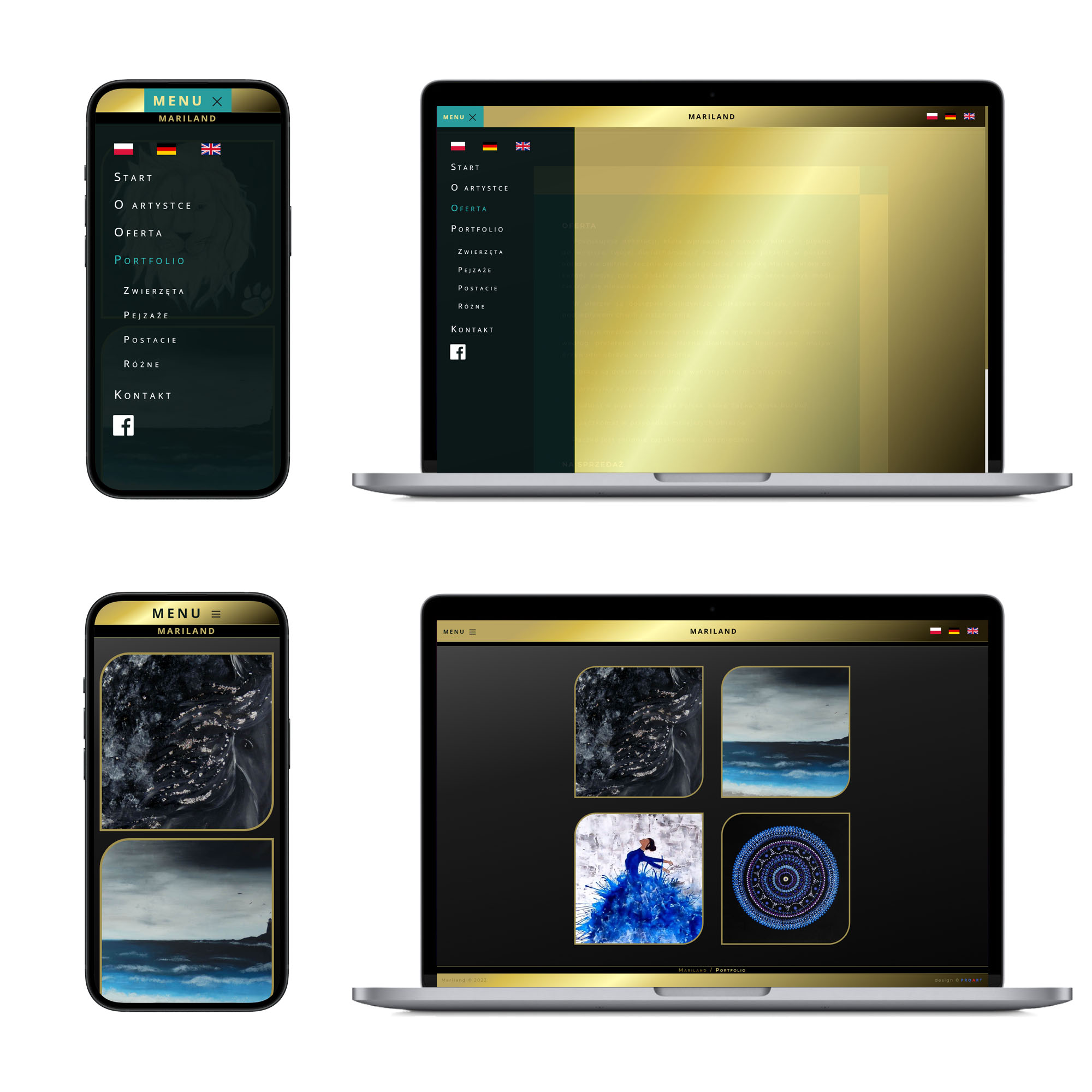 website for an artist | proart.pro