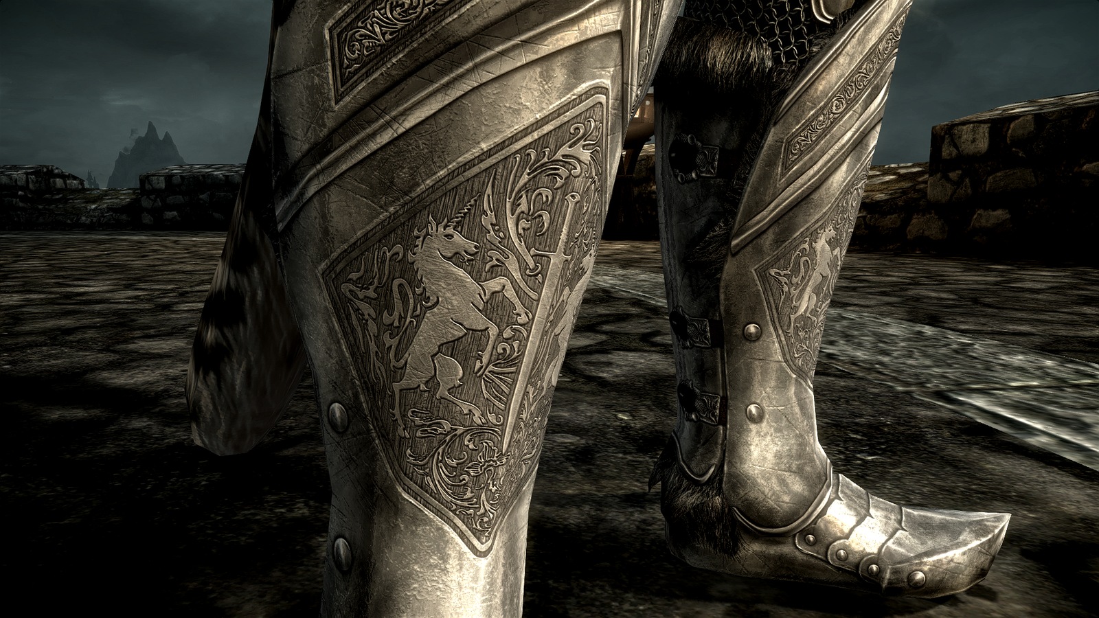 Silver Knight Armor @rights reserved D.F.